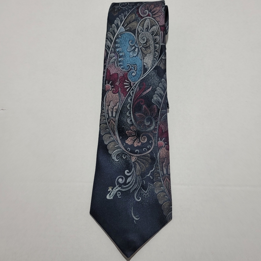 Don Loper Beverly Hills Men's 58 " long 4" Tie 95% Polyester Paisley Pattern